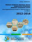 Produk Domestik Regional Bruto Kabupaten Situbondo Menurut lapangan Usaha 2012-2016