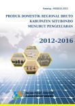 Gross Regional Domestic Product By Expenditure Of Situbondo Regency 2012-2016